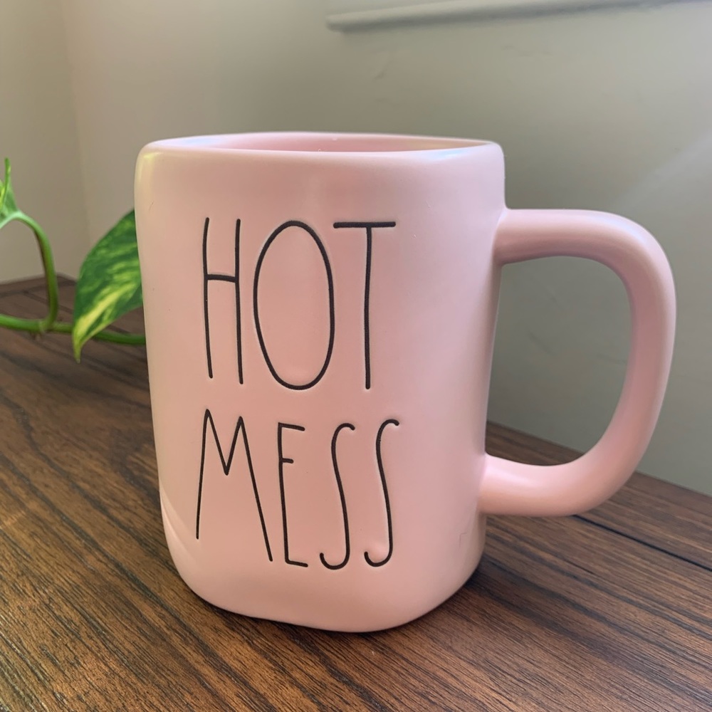 Rae Dunn Hot Mess Pink Mug